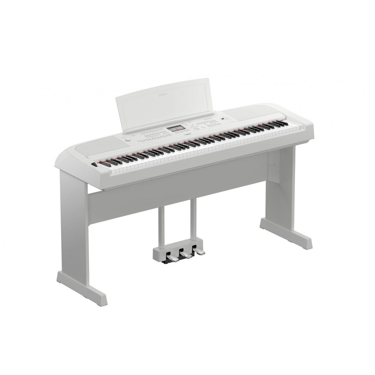 YAMAHA DGX 670 WH Statyw L300B Pedał LP-1