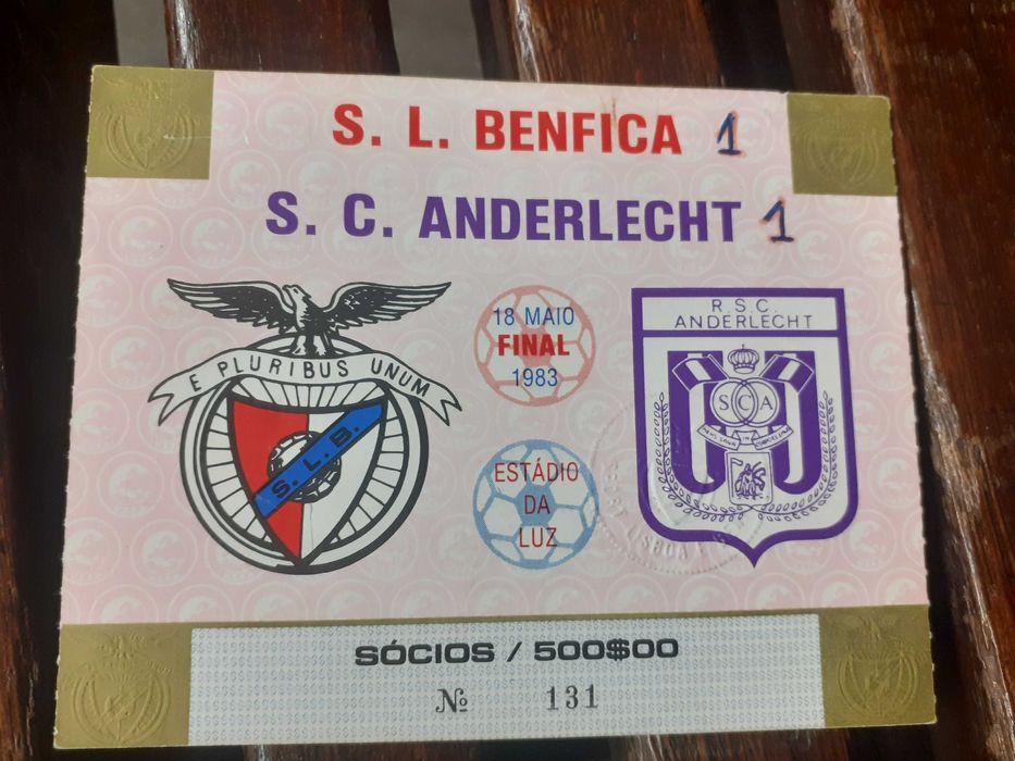 Bilhete Final UEFA 1985