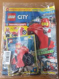 Gazetka LEGO City nr 3/2022 motocyklista + motor