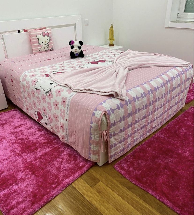 Edredão Charmmykitty Cama de Casal 260x290cm