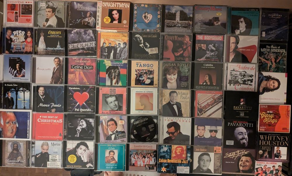 400 CDS de música novos, 5€ cada