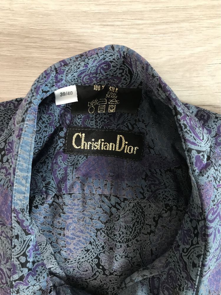 Шелковая рубашка Christian dior