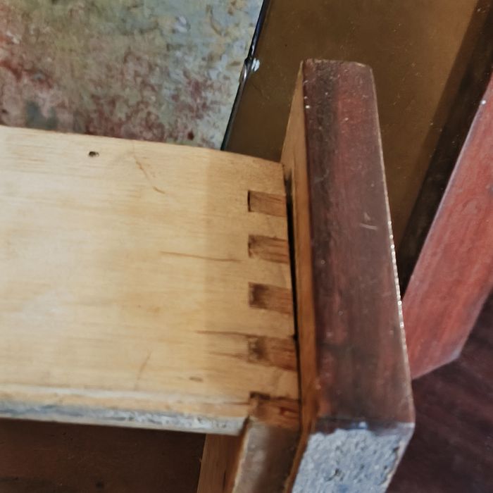 Toaletka / konsola vintage z lustrem – do renowacji