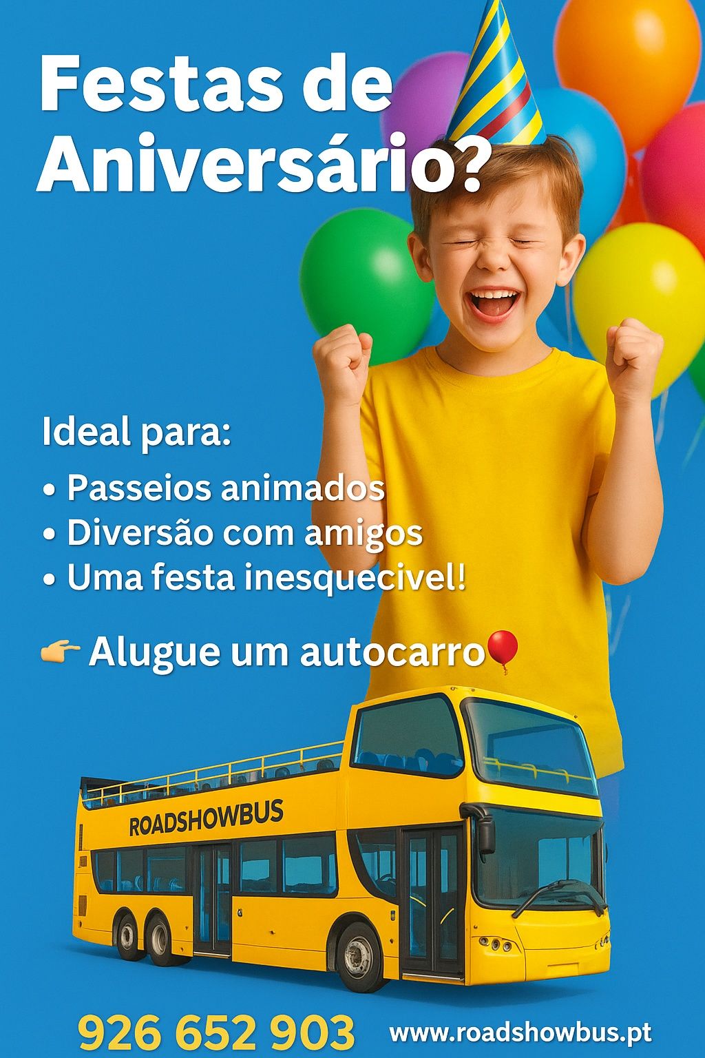 Aluguer de autocarros para todo tipo de evento