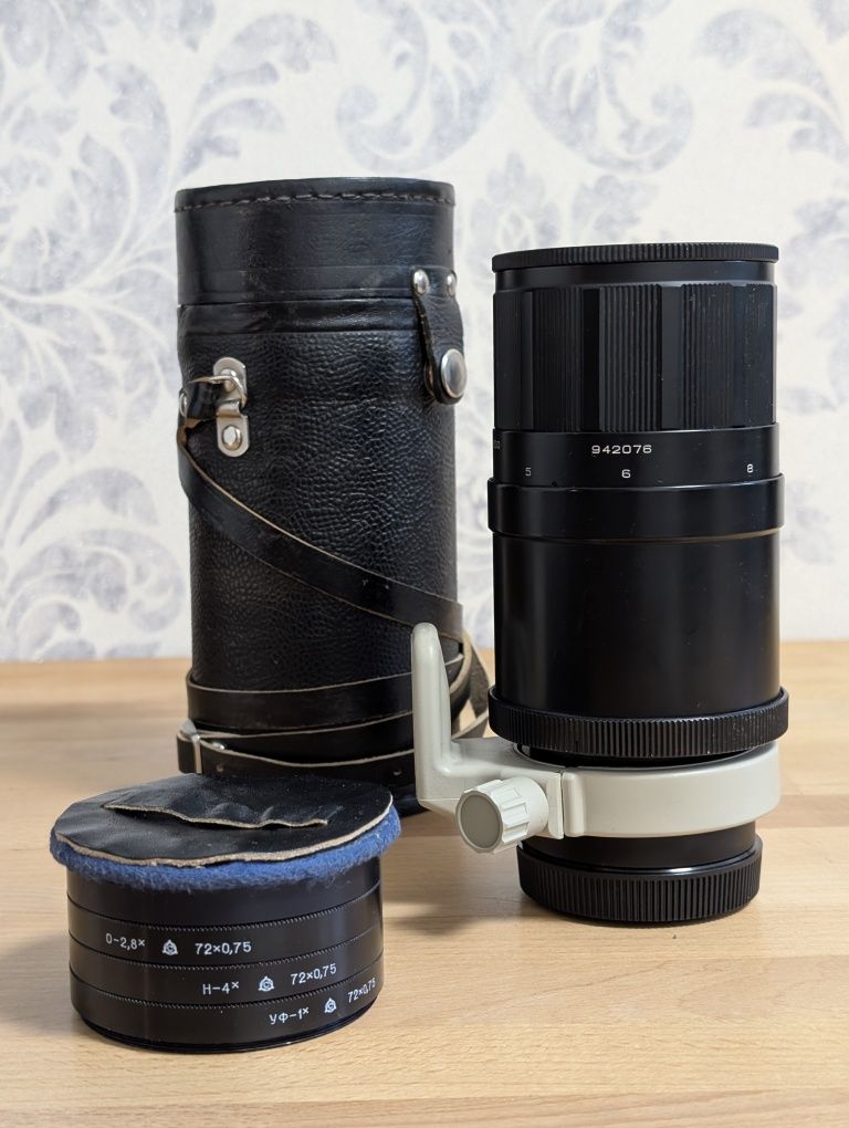 Canon RF zestaw manualnych obiektywów 58mm 135mm 500mm M42