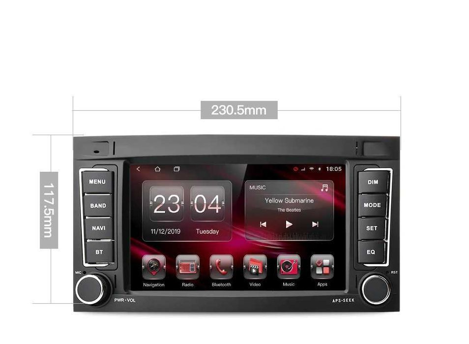 Radio android 12 vw Touareg Transporter T5 Multivan wifi gps PROM