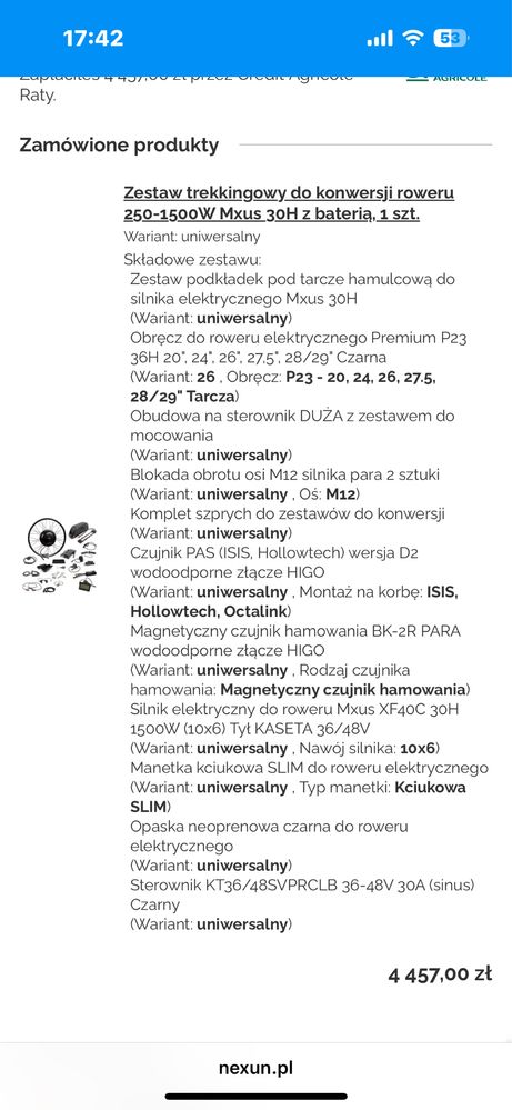 Rower elektryczny CUBE duza moc