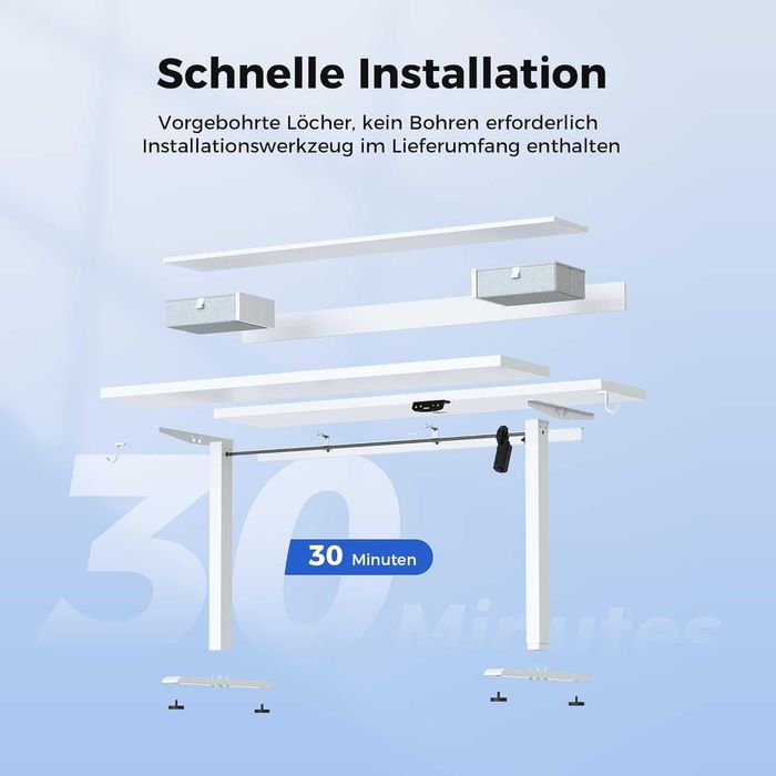 Nowe biurko elektryczne / regulowane / 140x60CM / AGILESTIC !A3017!