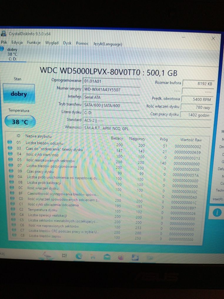 Laptop Asus x502c