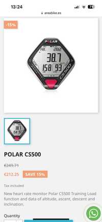 polar cs500 велокопютер пульсометр не garmin sigma sport