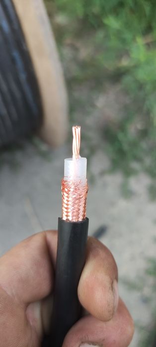 RG-213/U Коаксіальний кабель мідний багатожильний Ø10 мм