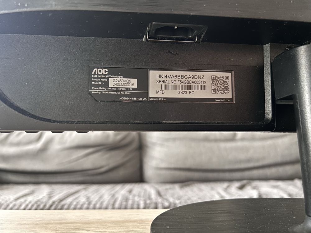 Monitor AOC 240lm0016 LCD 24” 75hz