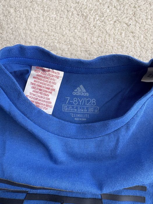 tshirt azul adidas