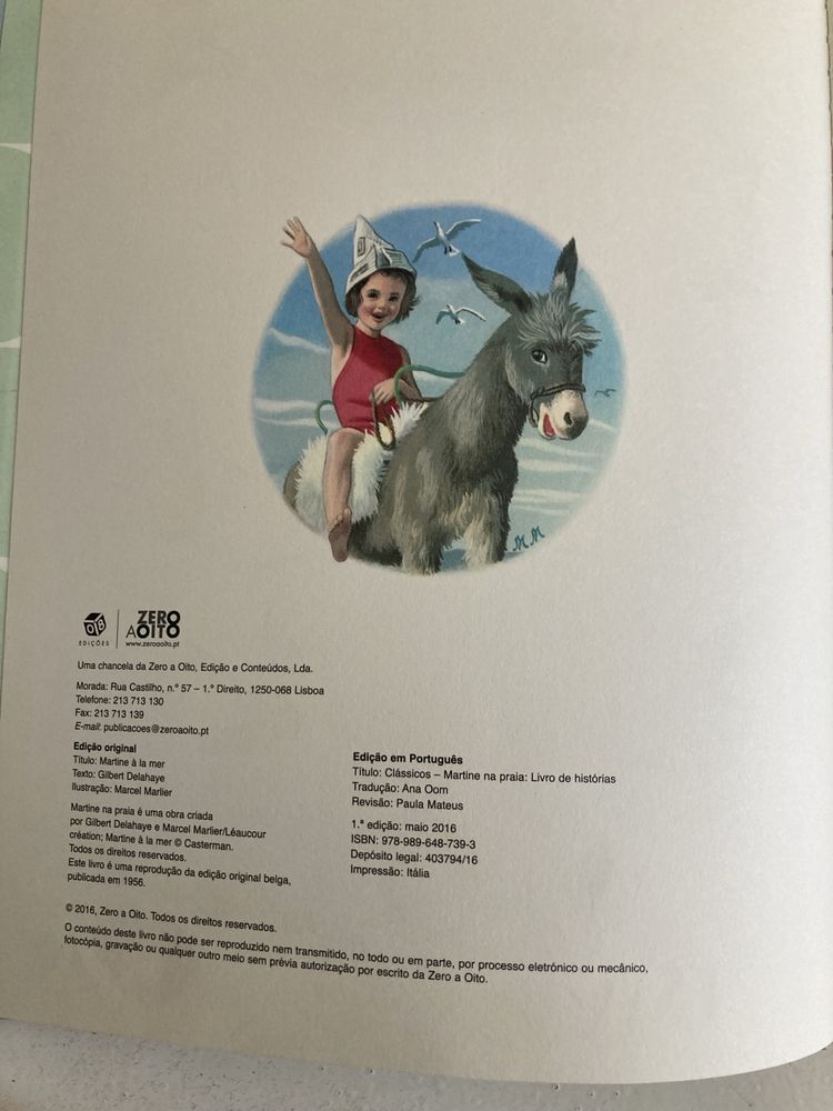 Livro “Martine na Praia”