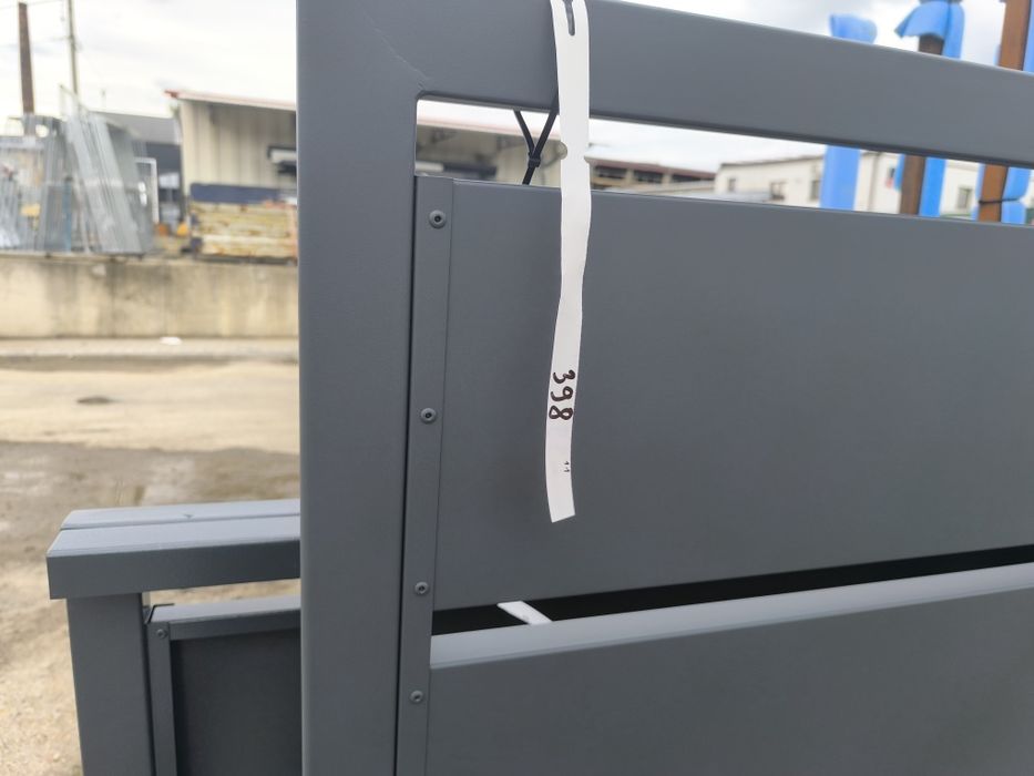 Brama przesuwna panelowa 5mx1,72m, ocynk ogniowy+RAL,