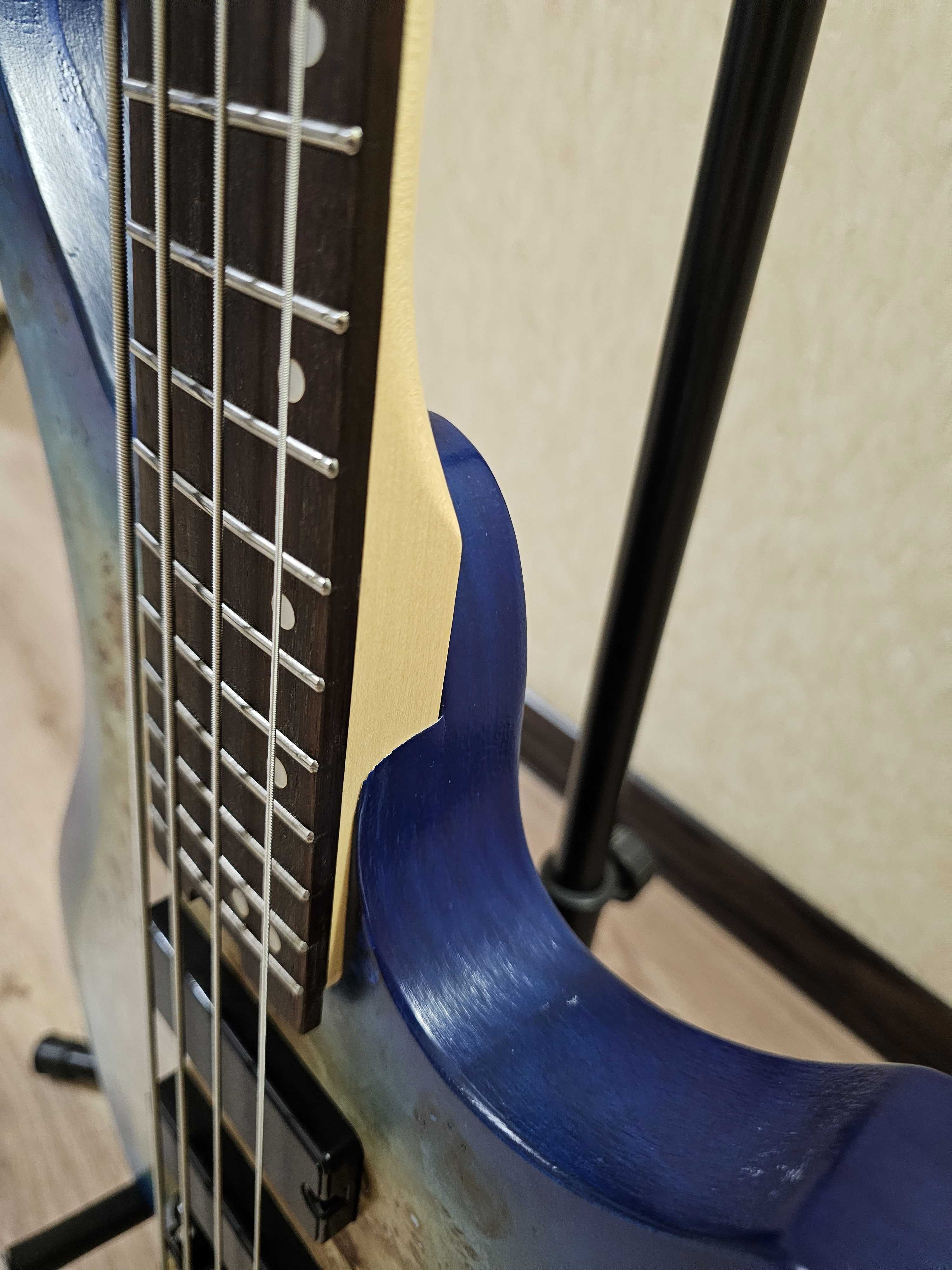 Безголовая 4-х струнная бас гитара V-Glorify | Headless Bass Guitar