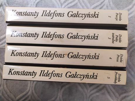 Gałczyński poezję próby teatralne prozy przekłady 1,3,4,5 brakuje 2