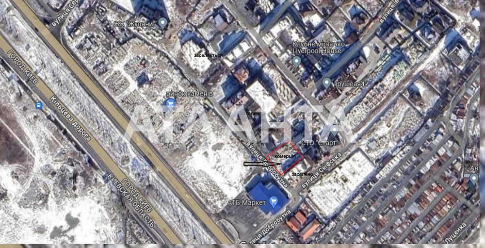 Квартира 32,57м2  Теремки