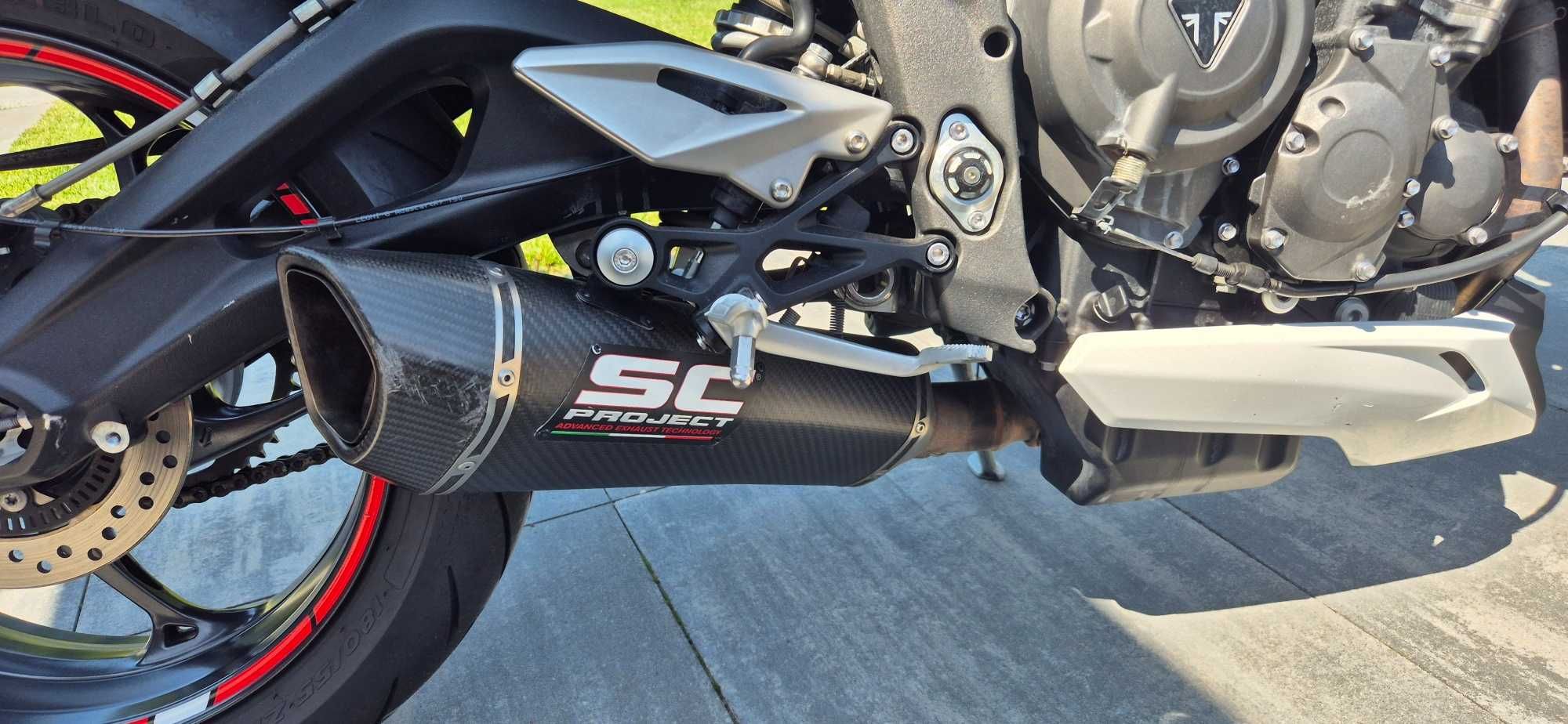 Triumph Street Triple 660S / 2020r/ 19 tyś km. /  SC PROJECT / Kat. A2