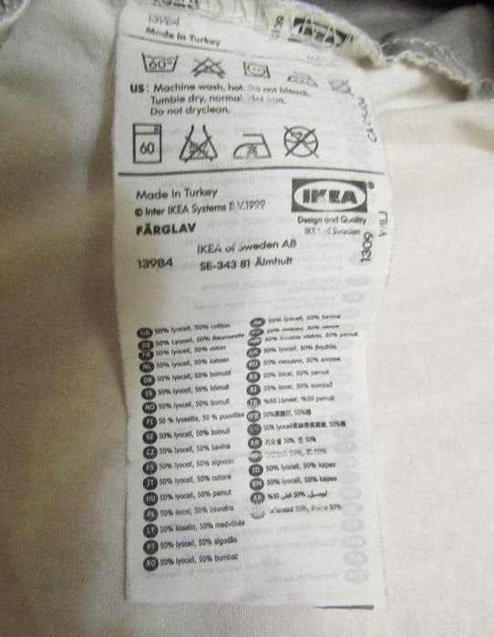 IKEA пододеяльник двуспальный евро размер 215 х 250 см