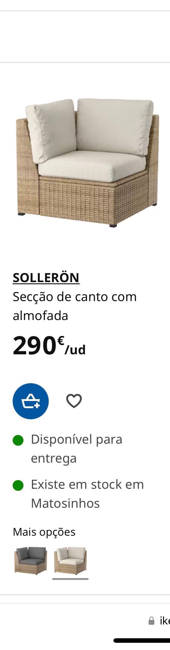 Conjunto jardim relax SOLLERÖN IKEA beje