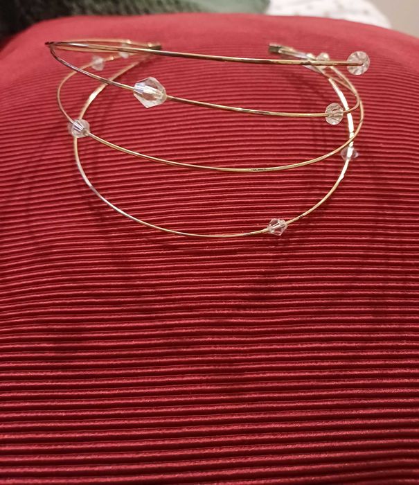 Choker dourado da zara
