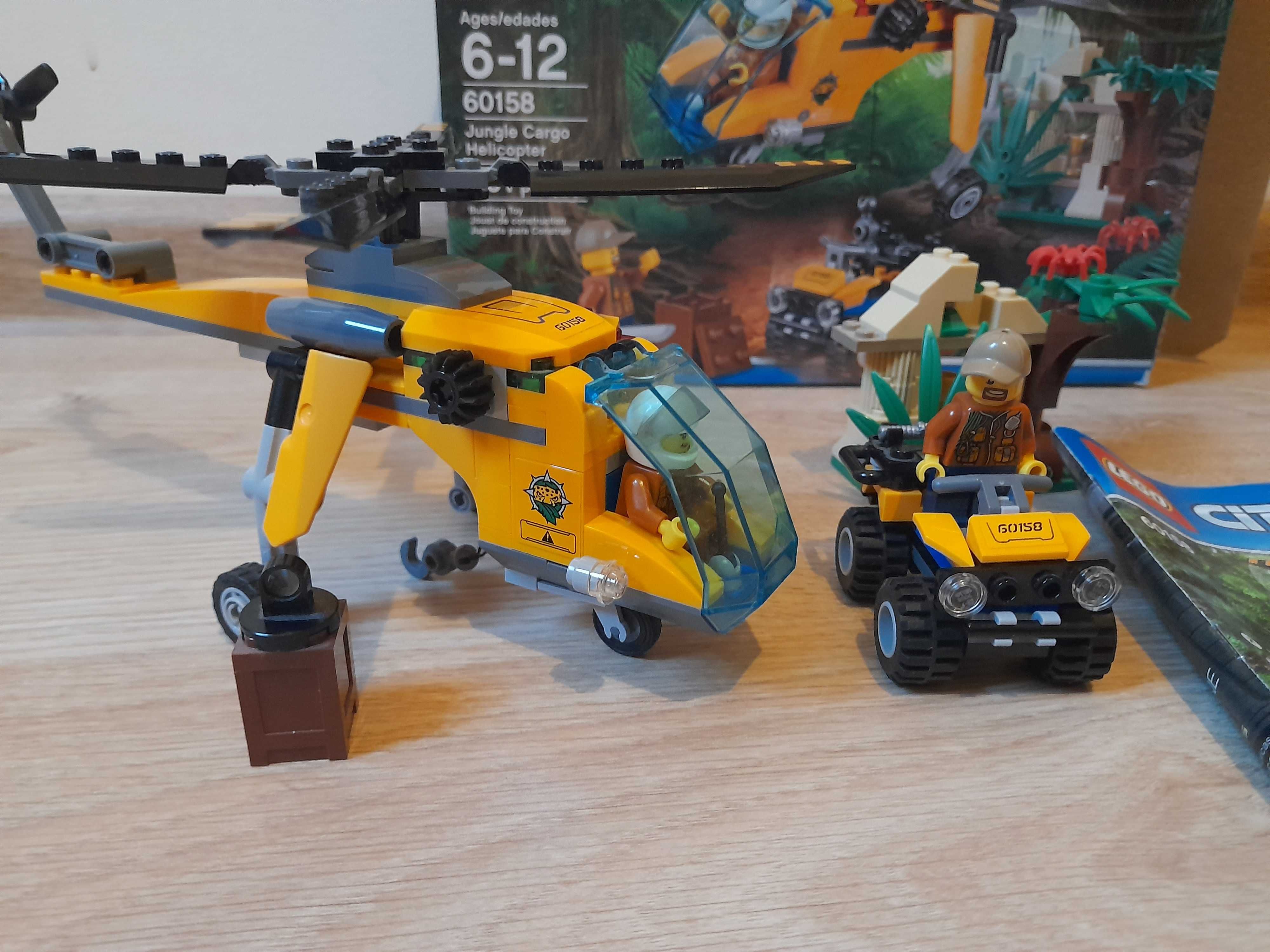 Zestaw lego city 60158 Helikopter transportowy Jungle cargo helicopter