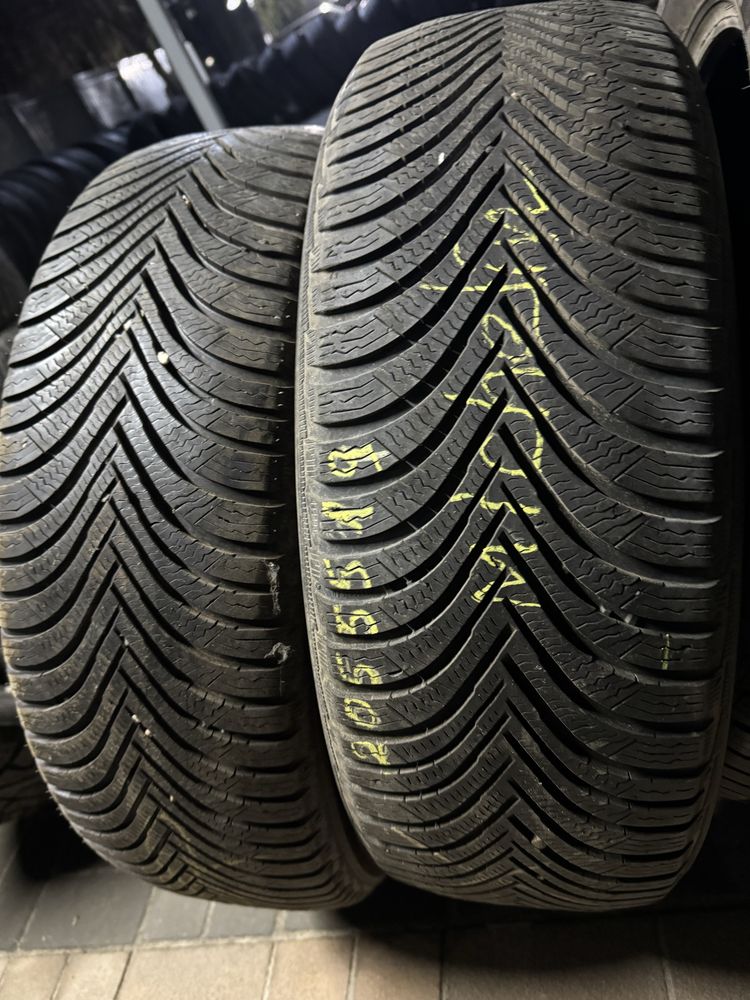 Шины  205/55 R19 Michelin Alpin 5 (7-7.5mm)  2+2 шт.