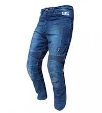 Calça jeans de mota com proteções nova