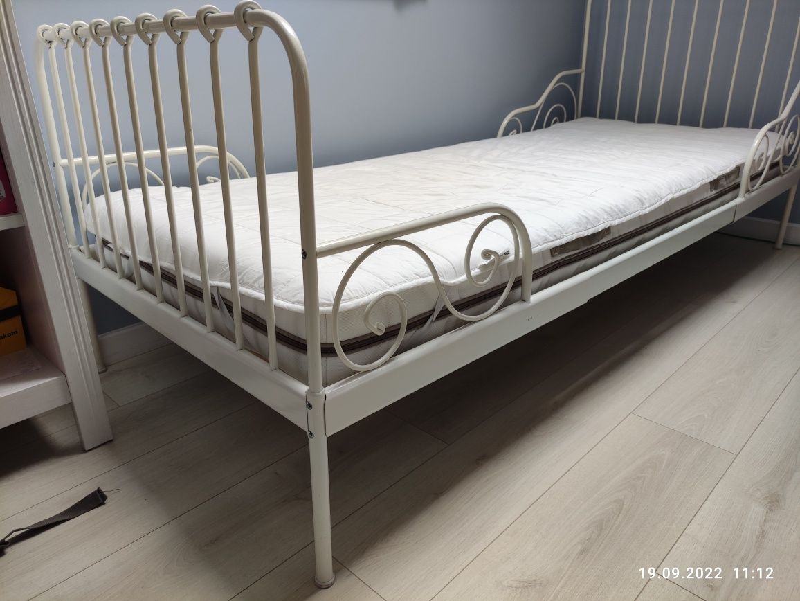 Łóżko Ikea Minnen 80x200 komplet