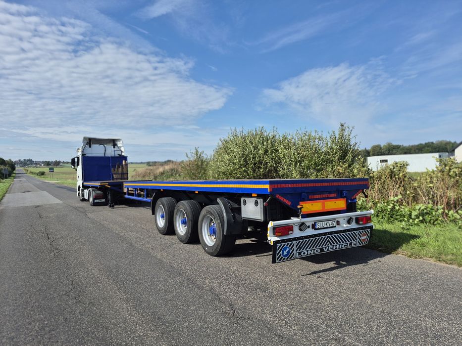 Naczepa rozciagana Van Hool po platforma Po renowacji wszystko Nowe