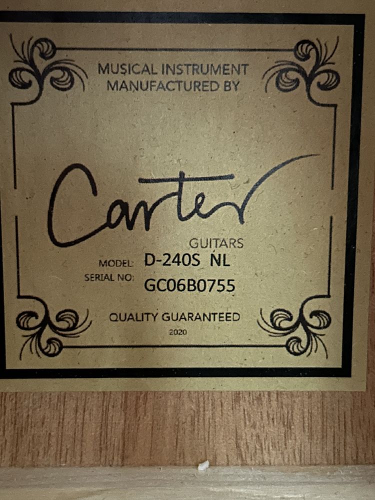 Carter 240S NL - gitara akustyczna