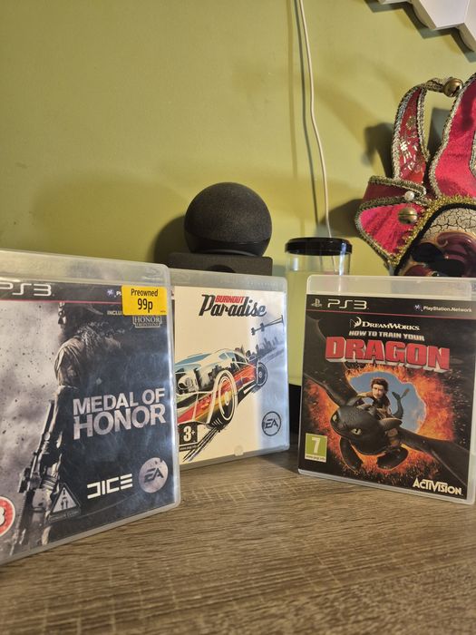3 gry na PlayStation 3 Ps3 Medal of honor jak wytresować smoka