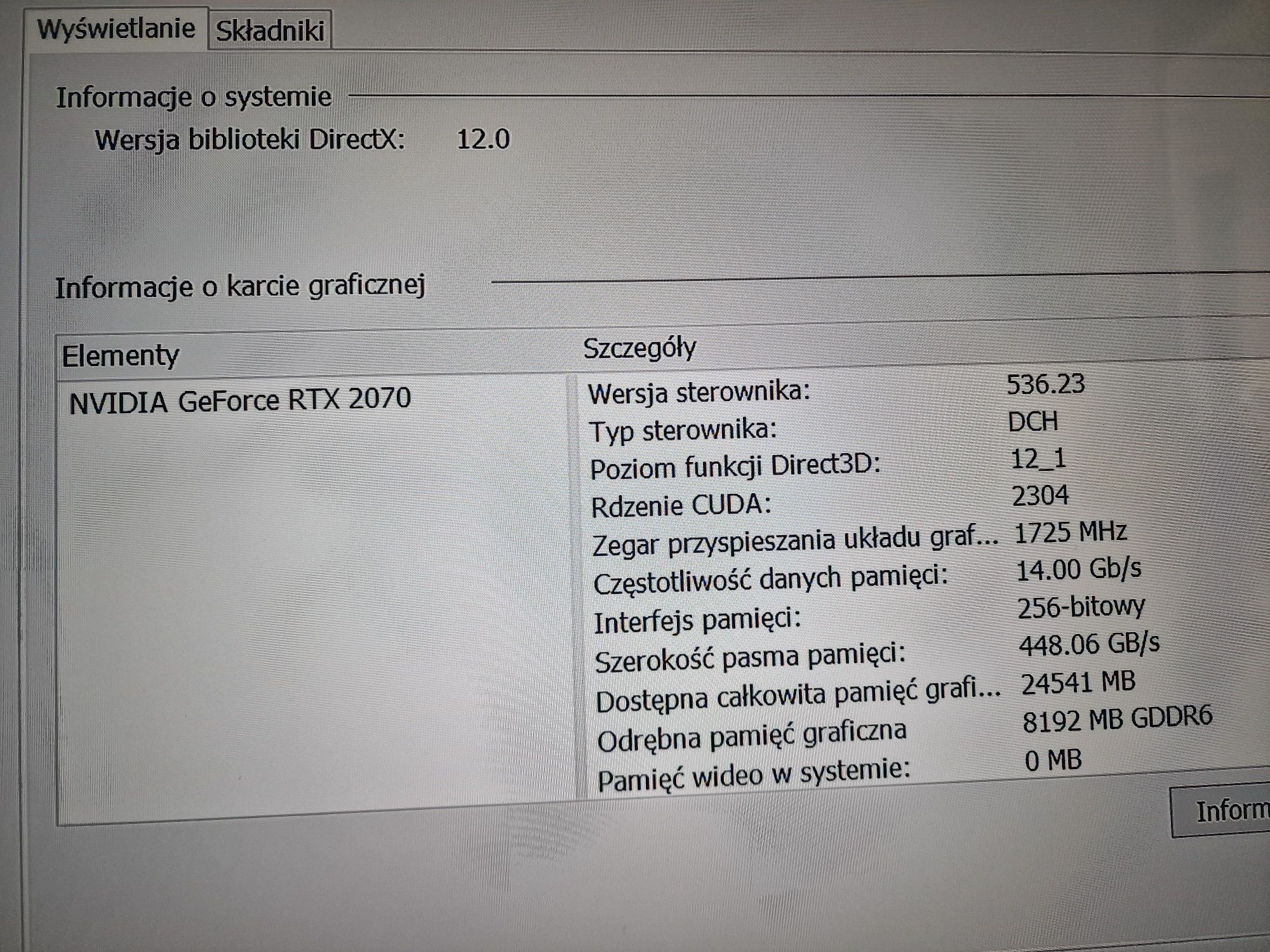 Komputer i7-8700k, RTX 2070, 32GB ram DDR4, Bez Systemu