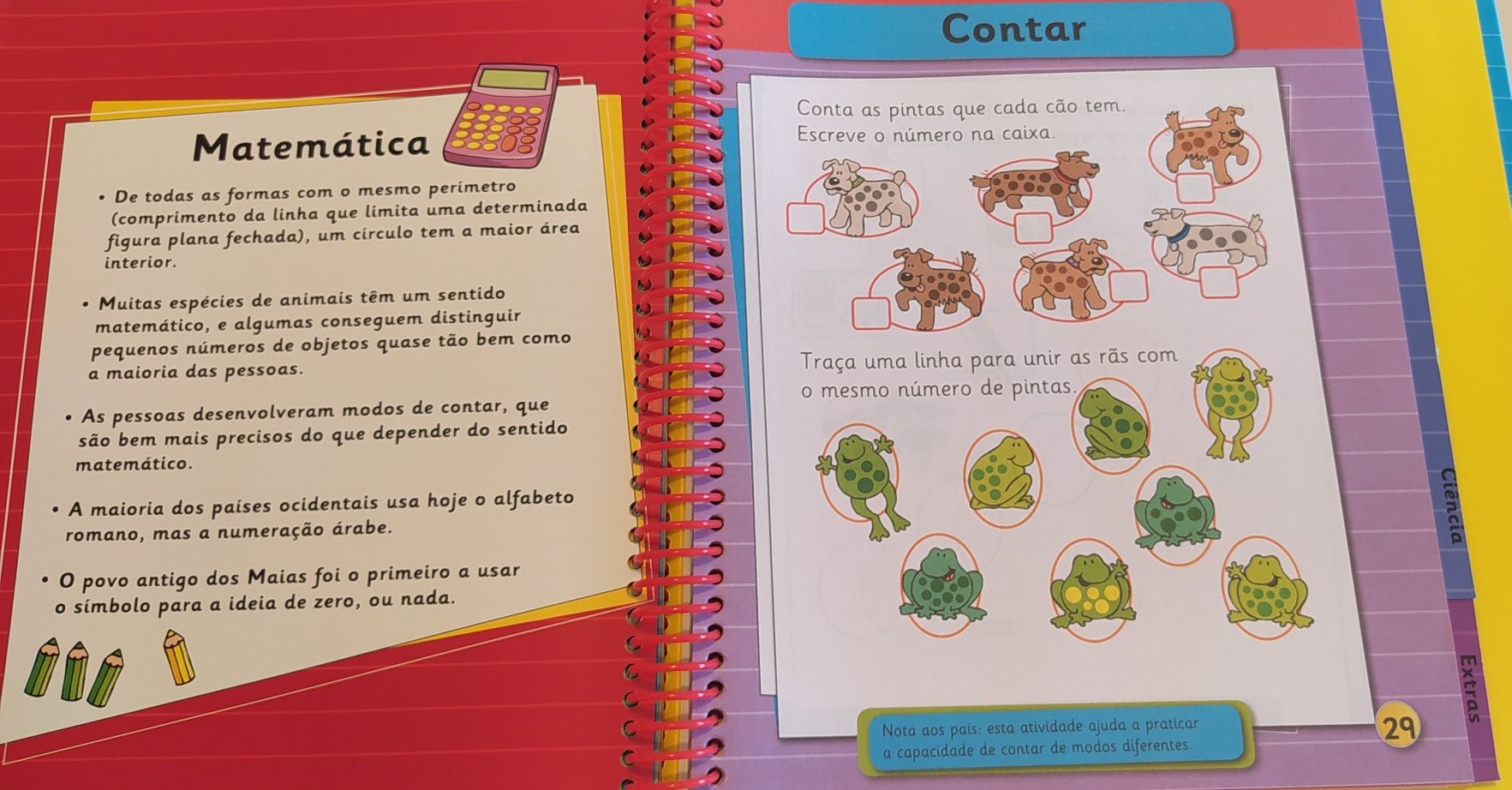 Prepara-te Para a Escola. Capa com fixas