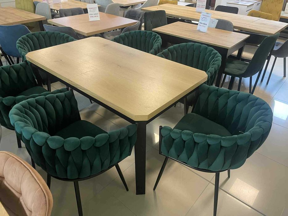 (15WN) Stół rozkładany + 6 krzeseł, okazja 1999 zł