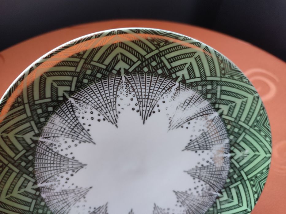Śliczny stary talerz deserowy porcelana