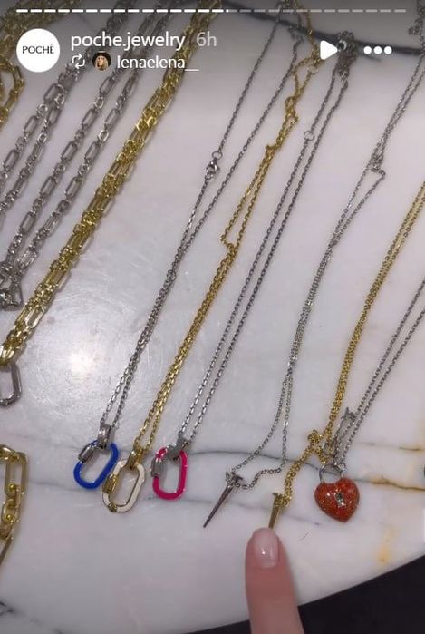 Кольє цвях Poche Signet срібне срібло 925 в стилі cartier