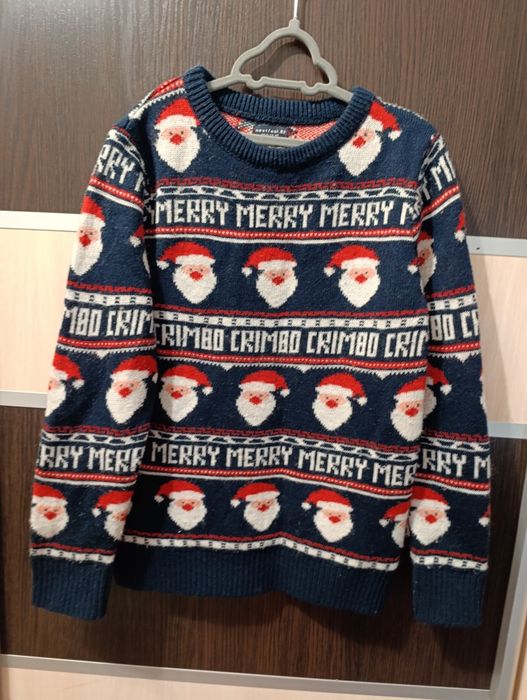 Светр новорічний 9 років (134см)