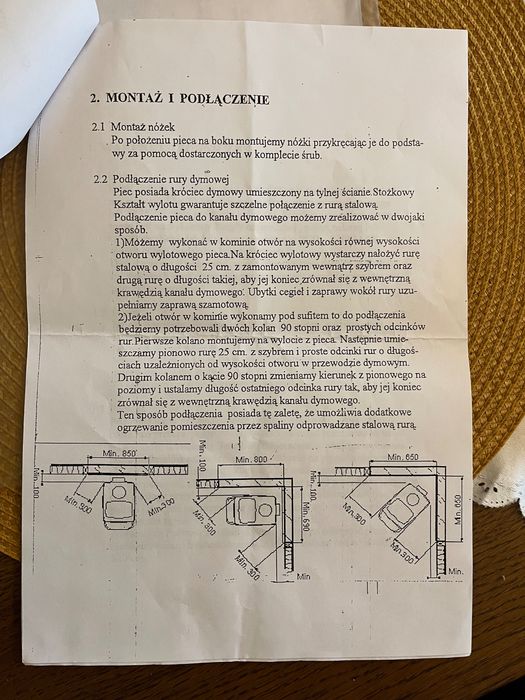 Piec kominek retro antyk koza żeliwny kornak