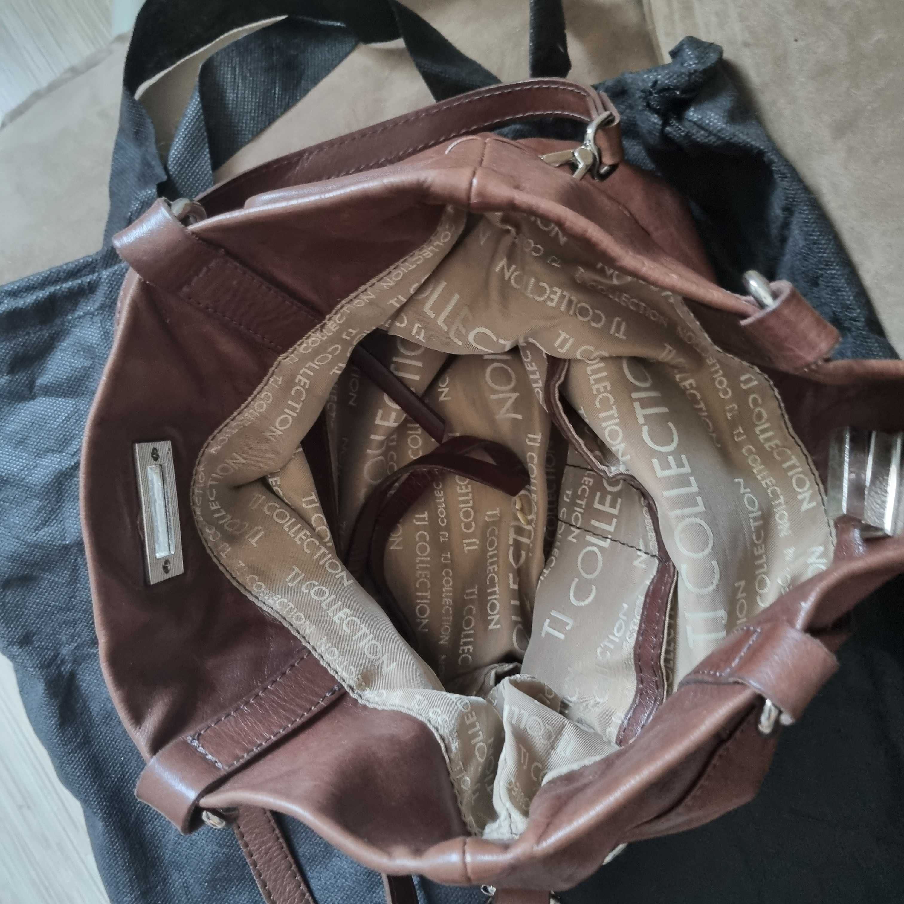 Сумка из натуральной кожи TJ Collection оригинал состояние новой