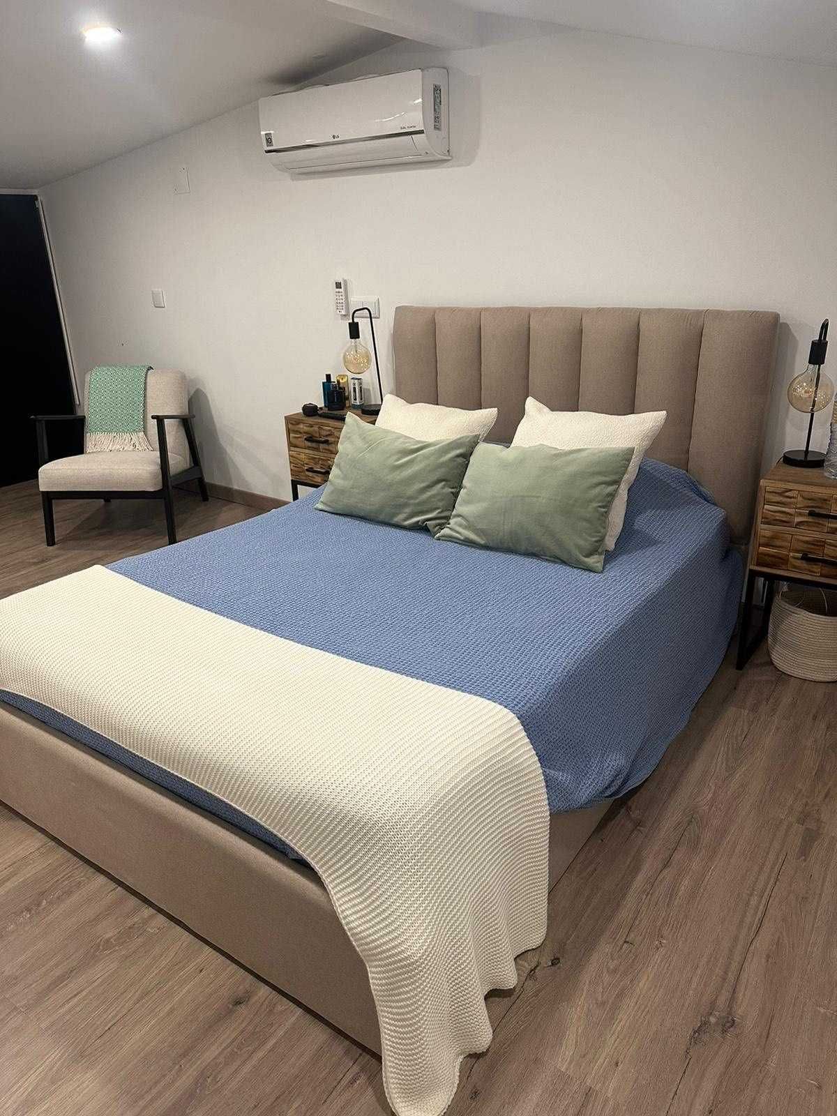 Cama sommier + colchão