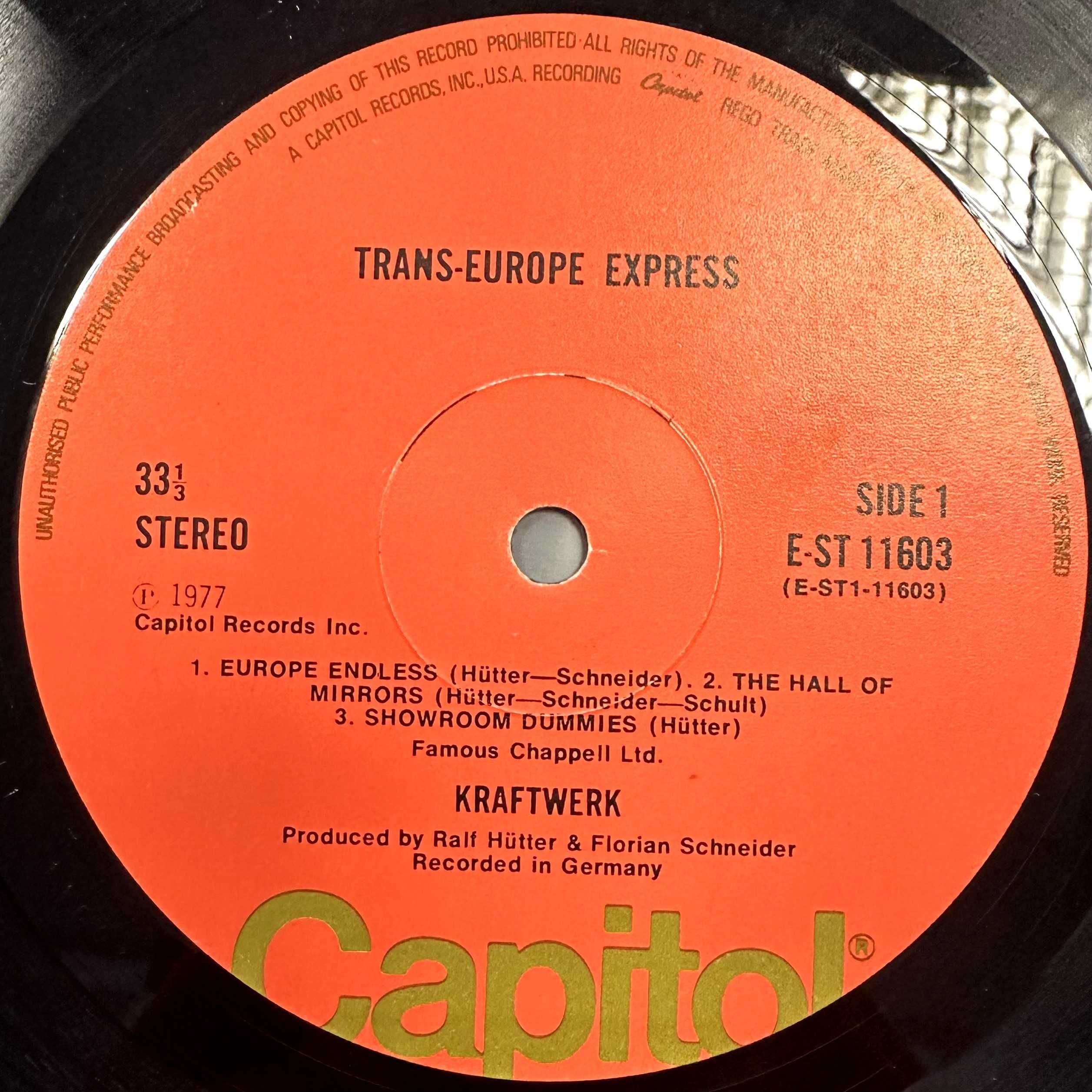 Kraftwerk - Trans-Europe Express (Vinyl, 1977, UK)