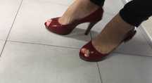Guess by Marciano czerwone szpilki buty 38