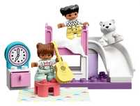 Duplo lego klocki zestaw łóżeczka gitara zjeżdżalnia