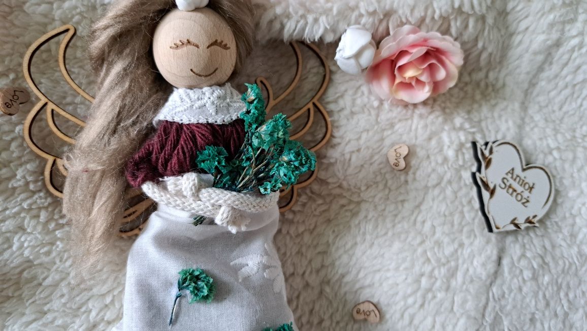 Anioł 30 cm na dzień Babci,  dzień nauczyciela ,Pamiątkę Komuni Świ