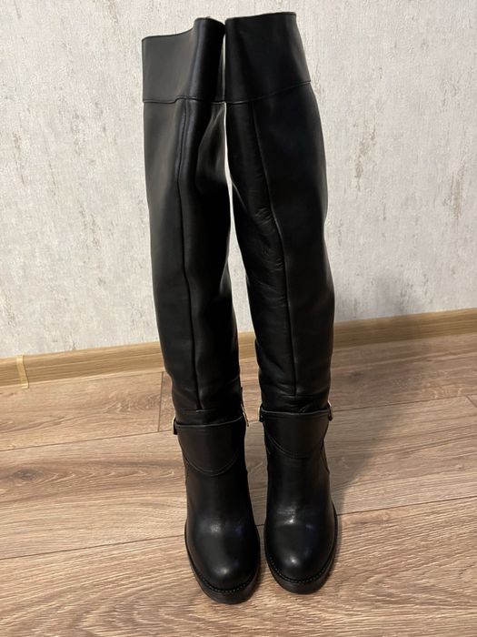 Чоботи осінь,натуральна шкіра