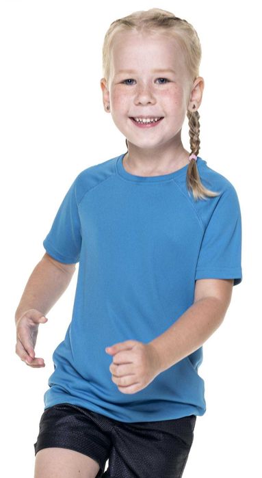 koszulka dziecięca sportowa na wf oddychający t-shirt promostars 156