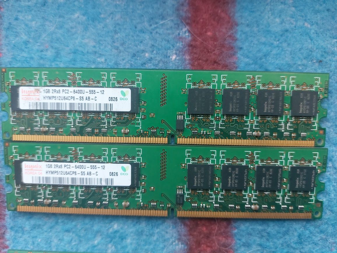 DDR2 2GB-GoodRam-1шт.,1GB-Samsung,Kingston-13шт.,512MB-NCP,VDATA-2шт..