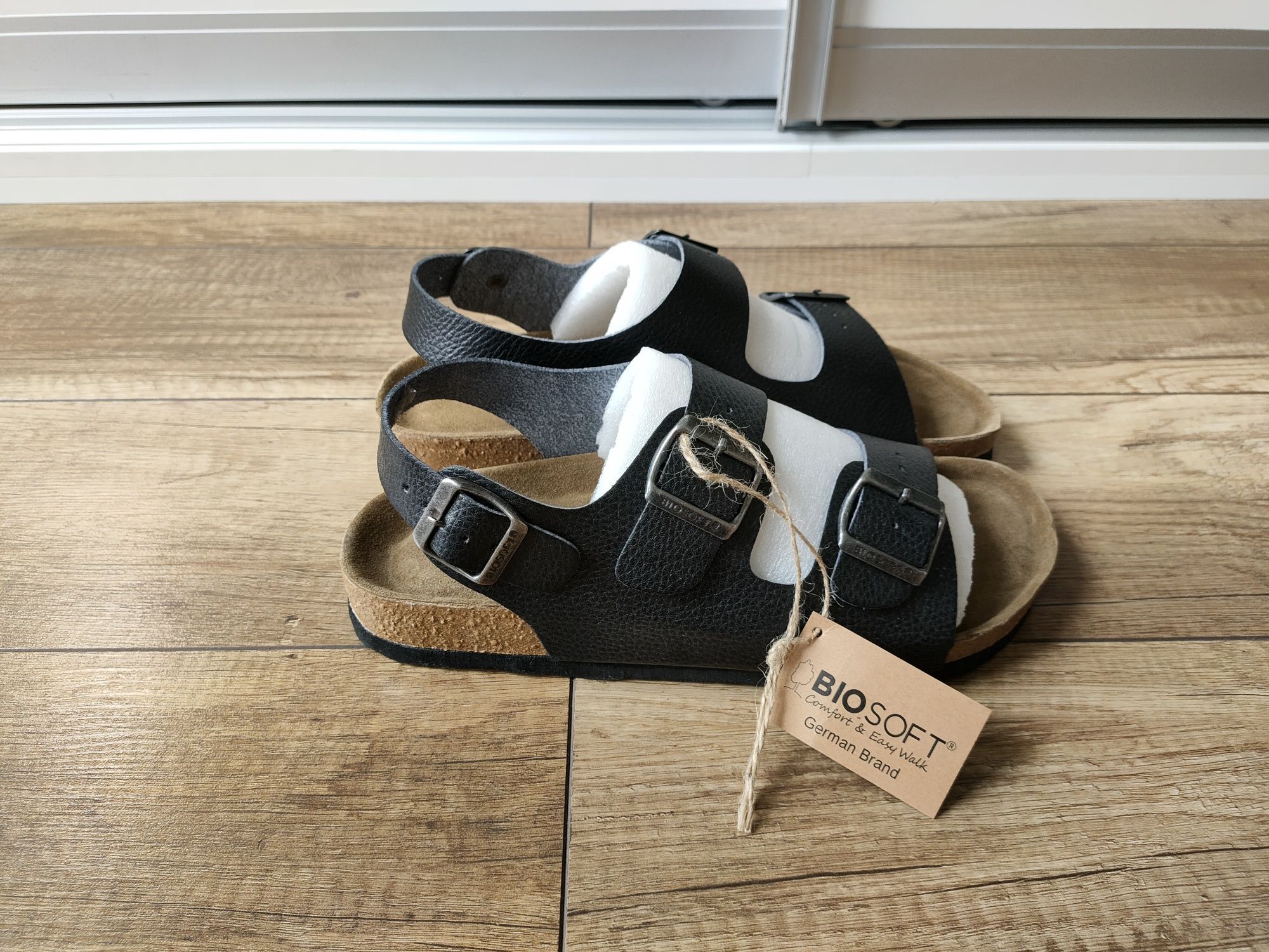 Sandały Bio Soft Comfort Easy Walk German czarne r. 42 27cm